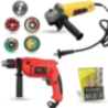 Walkers 800W Grinder 700W 13mm Drill Machine Wheel and Drill Bits Combo WKCB443