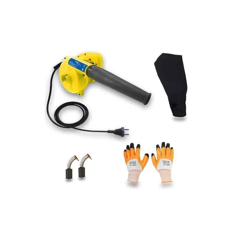 Walkers 850W 18000rpm Electric Air Blower WKFC013 with Air Blowing Pipe Dust Bag Carbon Brush Gloves image-1