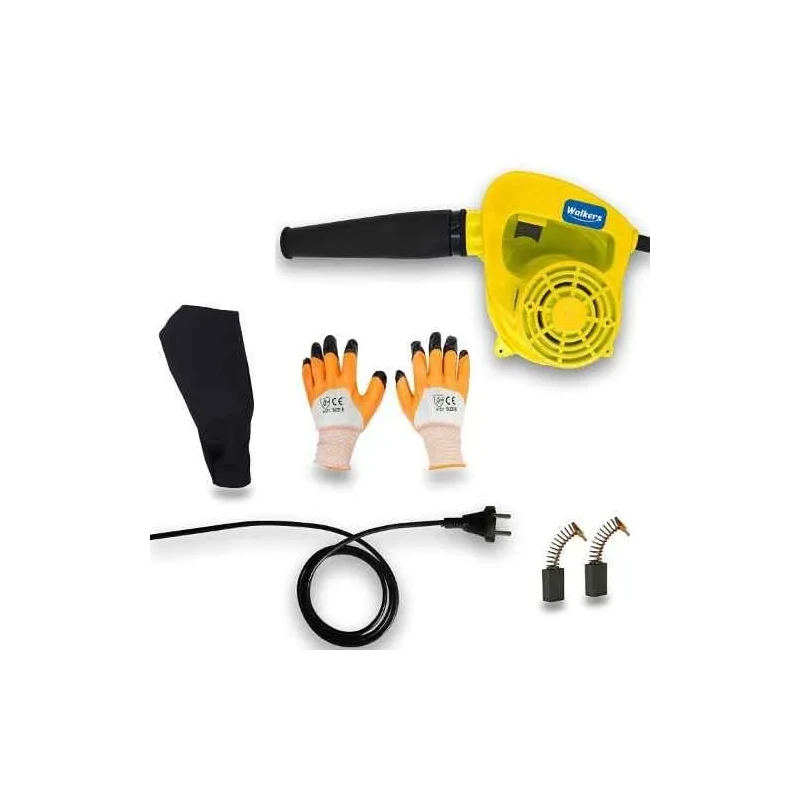 Walkers 800W 17000rpm Electric Air Blower WKFC011 with Air Blowing Pipe Dust Bag Carbon Brush Gloves image-3