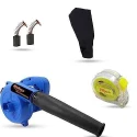 Walkers 800W Plastic Blue Electric Air Blower WKCB210 with Carbon Brushes Gloves Measuring Tape image-4