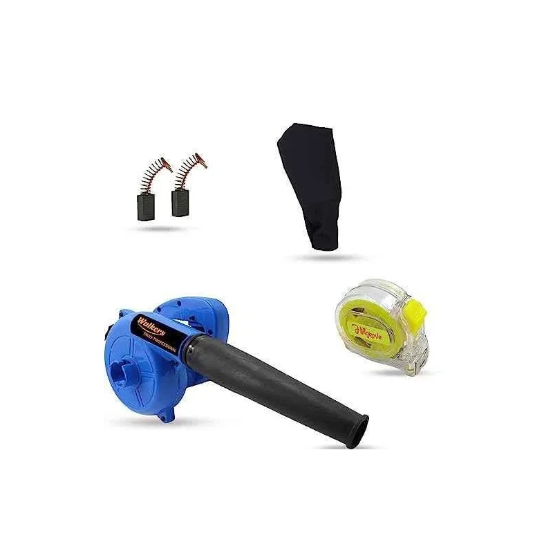 Walkers 800W Plastic Blue Electric Air Blower WKCB210 with Carbon Brushes Gloves Measuring Tape image-4