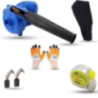 Walkers 800W Blue Electric Air Blower WKCB269 Gloves Measuring Tape Carbon Brushes
