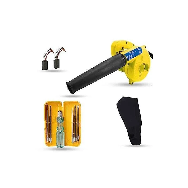 Walkers 800W Yellow Electric Air Blower with Carbon Brushes 5 in 1 Screwdriver WKCB235 image-1
