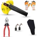 Walkers 800W Electric Air Blower WKCB290 Carbon Brushes Gloves 8 Inch Plier image-1
