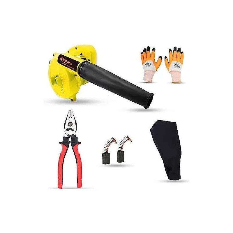 Walkers 800W Electric Air Blower WKCB290 Carbon Brushes Gloves 8 Inch Plier image-1