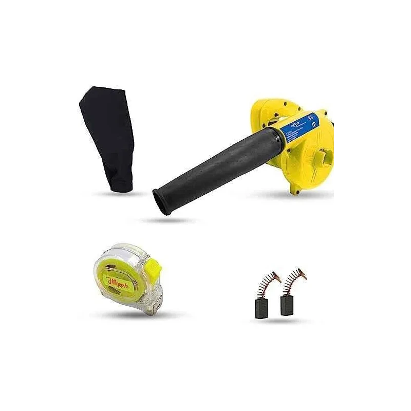 Walkers 800W Plastic Yellow Air Blower WKCB230 with Carbon Brushes and Measuring Tape image-1
