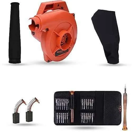 Walkers 800W Plastic Red Electric Air Blower WKCB257 25 in 1 Screwdriver with Carbon Brushes image-5