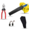 Walkers 800W Yellow Electric Air Blower WKCB232 with Carbon Brushes and 8 Inch Plier