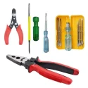 Walkers Heavy Duty Grip 8 Inch Combination Lineman Plier Wire Cutter Line Tester and 5 in 1 Screwdriver WKCB137 image-5