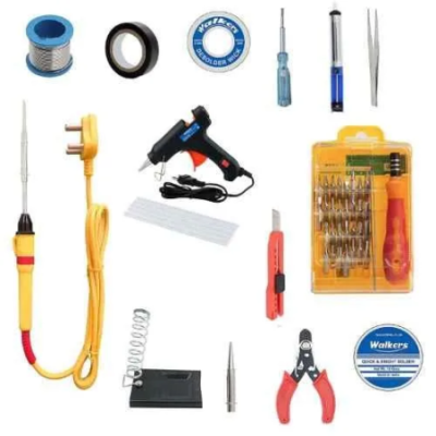 Walkers 15 Pcs 25W Soldering Iron Kit and Glue Gun Combo WKCB100 image-3