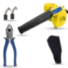 Walkers 800W Plastic Yellow Electric Air Blower WKCB233 with Carbon Brushes and 8 inch Plier
