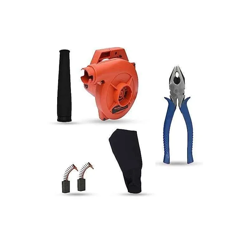 Walkers 800W Plastic Red Electric Air Blower WKCB253 Carbon Brushes 8 Inch Plier image-5