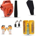 Walkers 800W Plastic Red Air Blower WKCB312 with Carbon Brushes Gloves and 5 in 1 Screwdriver image-2
