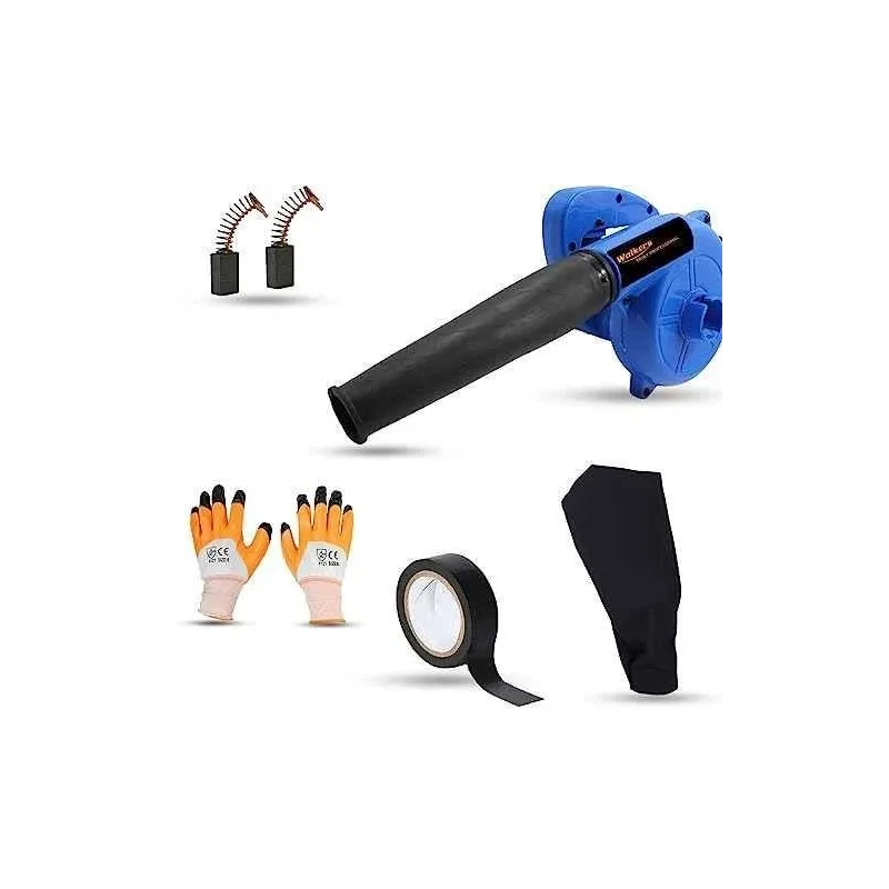 Walkers 800W Plastic Blue Electric Air Blower WKCB277 with Carbon Brushes Electrical Tape image-1