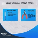 Walkers 15 Pcs 25W Soldering Iron Kit WKCB101 with Glue Gun Voltage Tester Combo image-2