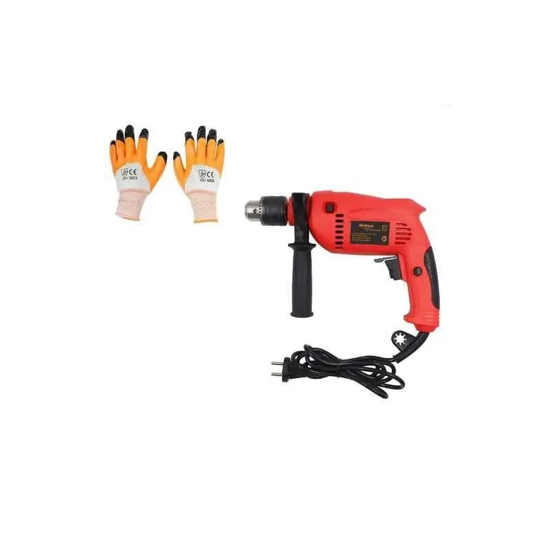 Walkers 700W 13mm Drill Machine WKCB176 with Safety Gloves Combo image-2