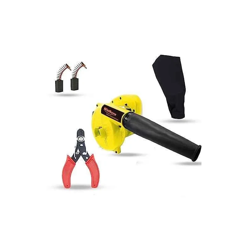 Walkers 800W Plastic Yellow Electric Air Blower WKCB240 with Carbon Brushes Wire Cutter image-4