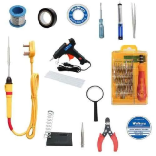 Walkers 15 Pcs 25W Soldering Iron Kit WKCB102 with Glue Gun Combo image-7