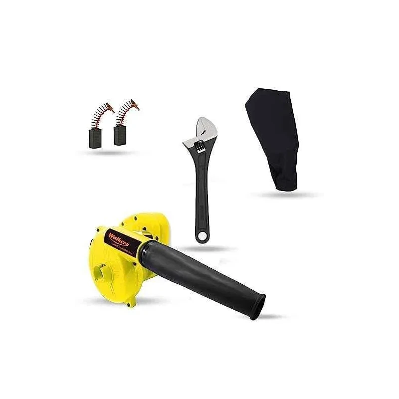 Walkers 800W Plastic Yellow Electric Air Blower WKCB242 with Carbon Brushes 8 inch Adjustable Wrench image-2