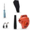 Walkers 800W Plastic Red Electric Air Blower with Carbon Brushes Line Tester WKCB259