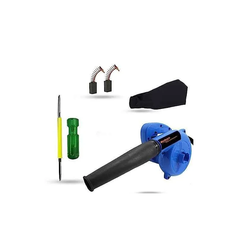 Walkers 800W Plastic Blue Electric Air Blower with Carbon Brushes Gloves 2 in 1 Screwdriver WKCB214 image-4