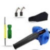 Walkers 800W Plastic Blue Electric Air Blower with Carbon Brushes Gloves 2 in 1 Screwdriver WKCB214