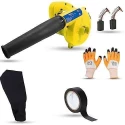 Walkers 800W Plastic Yellow Electric Air Blower with Carbon Brushes Gloves Electrical Tape WKCB296 image-4