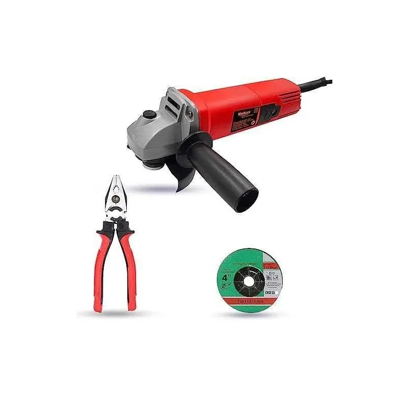 Walkers 800W 4 inch Angle Grinder with Grinding Wheel 8 inch Plier WKCB461 image-4