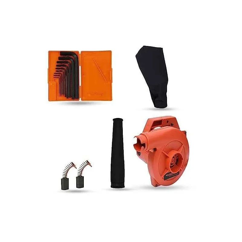 Walkers 800W Plastic Red Electric Air Blower with Carbon Brushes 9 Pcs Allen Key WKCB246 image-4
