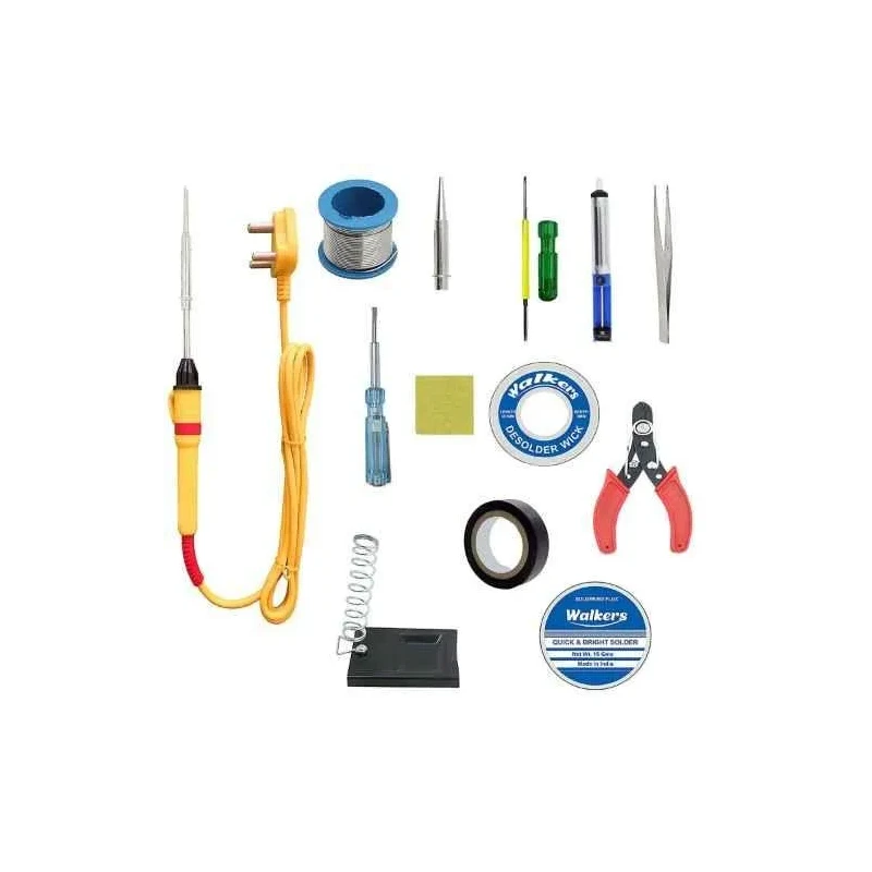 Walkers 13 Pcs 25W Soldering Desoldering Equipment Tool Kit WKCB084 image-7