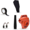 Walkers 800W Plastic Red Electric Air Blower with Carbon Brushes Electrical Tape WKCB258