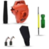 Walkers 800W Plastic Red Electric Air Blower with Carbon Brushes 2 in 1 Screwdriver WKCB254