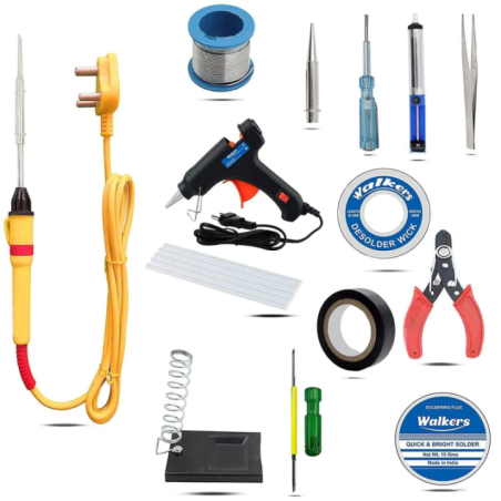 Walkers 14 Pcs 25W Soldering Desoldering Equipment Tool Kit WKCB088 image-3