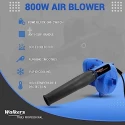 Walkers 800W Plastic Blue Electric Air Blower with Carbon Brushes Gloves Glue Gun 5 Pcs Glue Sticks WKCB205 image-2