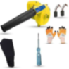 Walkers 800W Plastic Yellow Electric Air Blower with Carbon Brushes Gloves Line Tester WKCB297