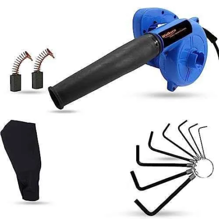 Walkers 800W Plastic Blue Electric Air Blower with Carbon Brushes Gloves 8 Pcs Allen Key WKCB207 image-1