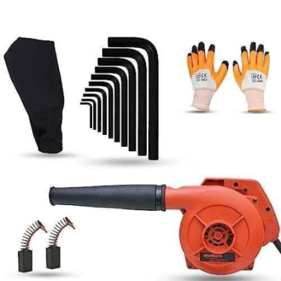 Walkers 800W Plastic Red Electric Air Blower with Carbon Brushes Gloves 10 Pcs Allen Key WKCB305 image-2