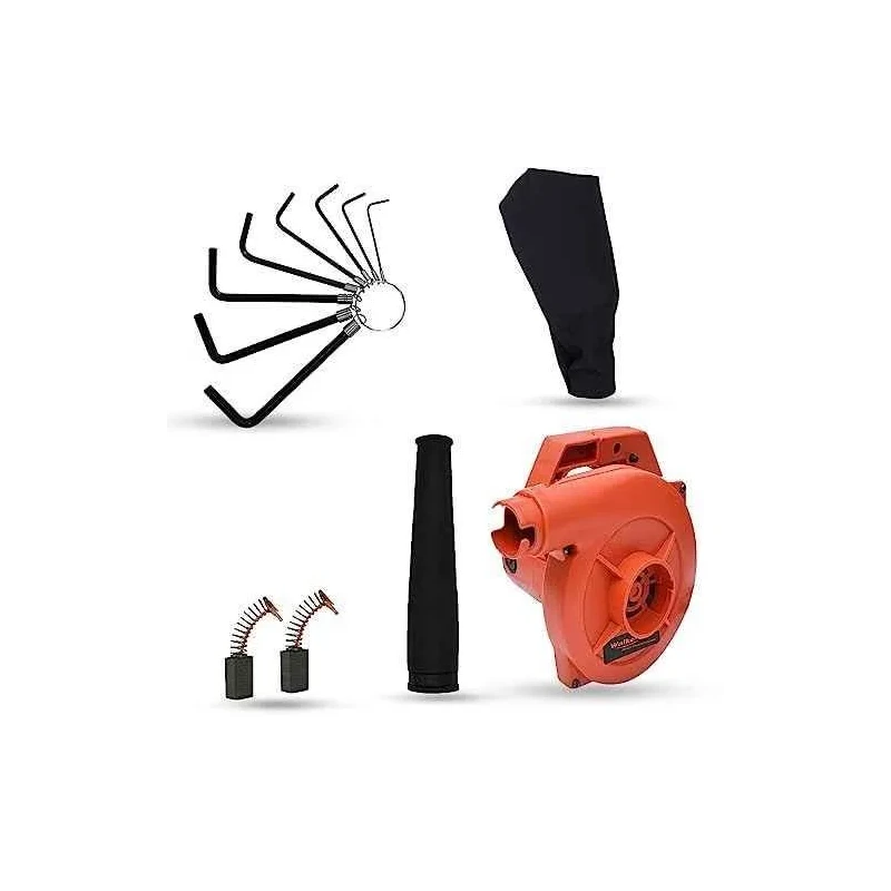 Walkers 800W Plastic Red Electric Air Blower with Carbon Brushes 8 Pcs Allen Key WKCB247 image-1