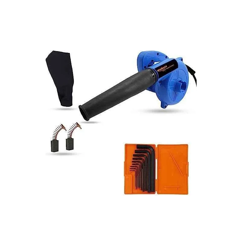Walkers 800W Plastic Blue Electric Air Blower with Carbon Brushes Gloves 9 Pcs Allen Key WKCB206 image-4
