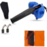 Walkers 800W Plastic Blue Electric Air Blower with Carbon Brushes Gloves 9 Pcs Allen Key WKCB206