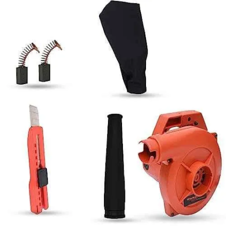 Walkers 800W Plastic Red Electric Air Blower WKCB261 with Carbon Brushes Utility Knife image-3