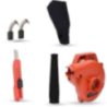 Walkers 800W Plastic Red Electric Air Blower WKCB261 with Carbon Brushes Utility Knife