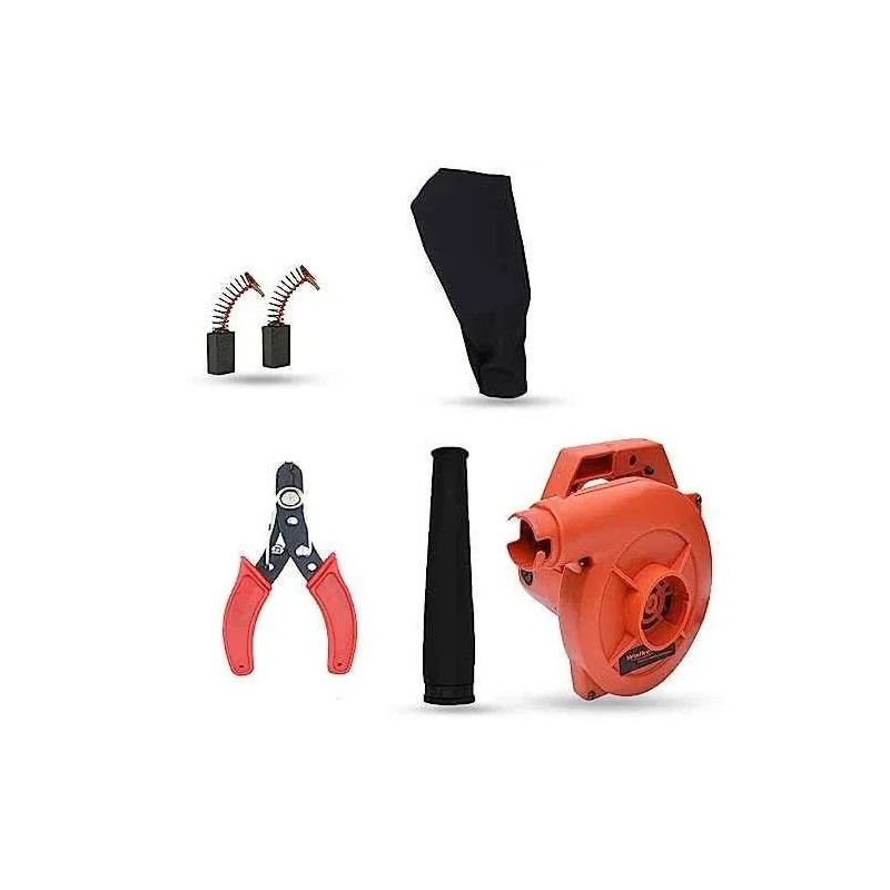 Walkers 800W Plastic Red Electric Air Blower WKCB260 with Carbon Brushes Wire Cutter image-2