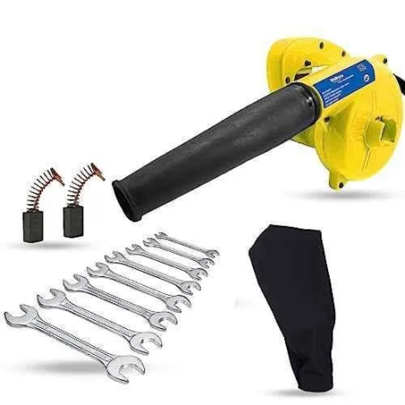 Walkers 800W Plastic Yellow Electric Air Blower WKCB243 with Carbon Brushes 8 Pcs Double Open End Wrench image-2