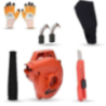 Walkers 800W Plastic Red Electric Air Blower WKCB318 with Carbon Brushes Gloves Utility Knife