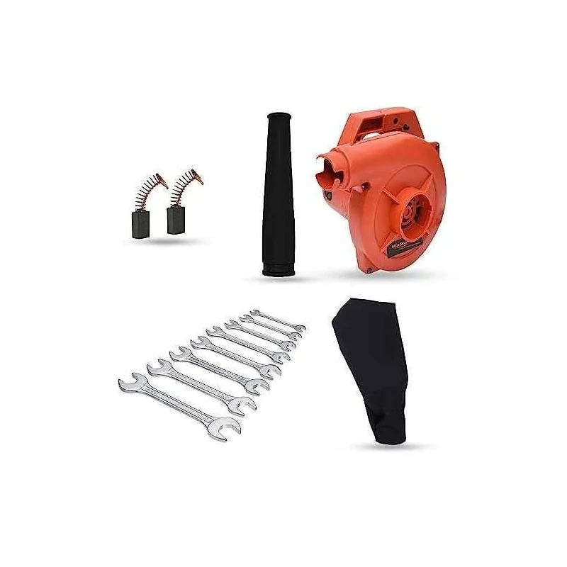 Walkers 800W Plastic Blue Electric Air Blower WKCB263 with Carbon Brushes Glue Gun 5 Pcs Glue Sticks image-1