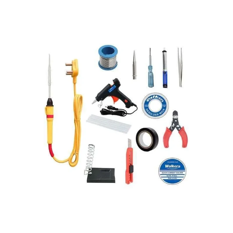 Walkers 14 Pcs 25W Soldering Desoldering Equipment Tool Kit WKCB089 image-3