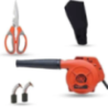 Walkers 800W Plastic Red Electric Air Blower WKCB249 with Carbon Brushes Scissior