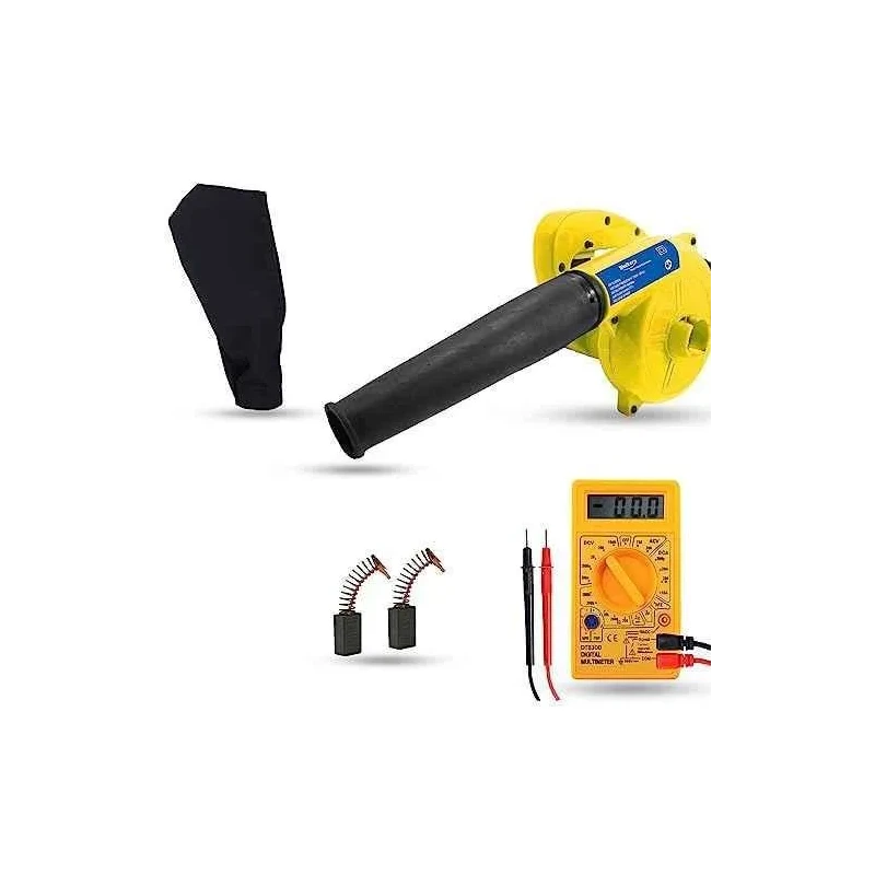 Walkers 800W Plastic Yellow Electric Air Blower WKCB231 with Carbon Brushes Multimeter image-3