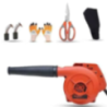 Walkers 800W Plastic Red Electric Air Blower WKCB306 with Carbon Brushes Gloves Scissior